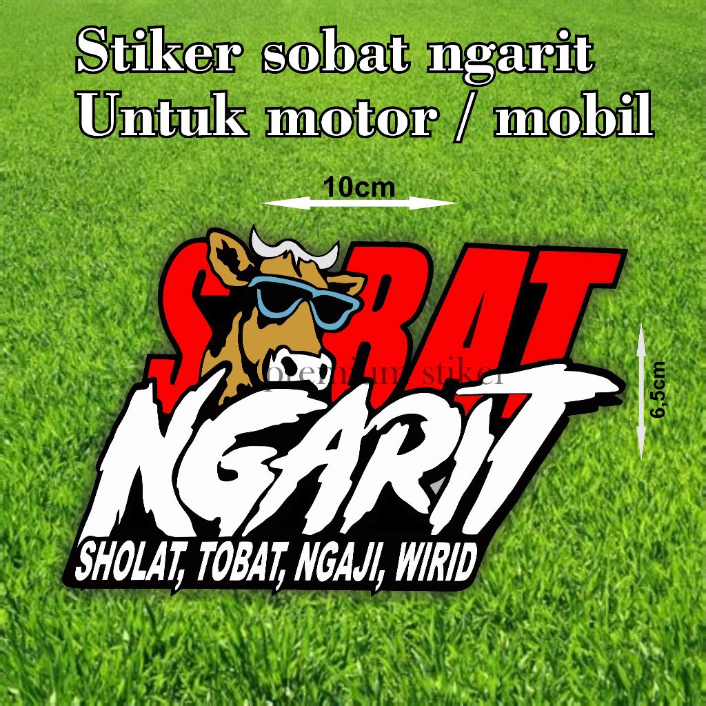 STIKER VIRAL SOBAT NGARIT , STIKER KATA KATA LUCU , STIKER VIRAL