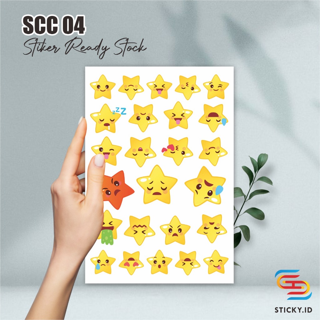 

STIKER LUCU KARAKTER - STIKER VINYL ANTI AIR READY STOCK - STIKER BINTANG CASE SCC 01
