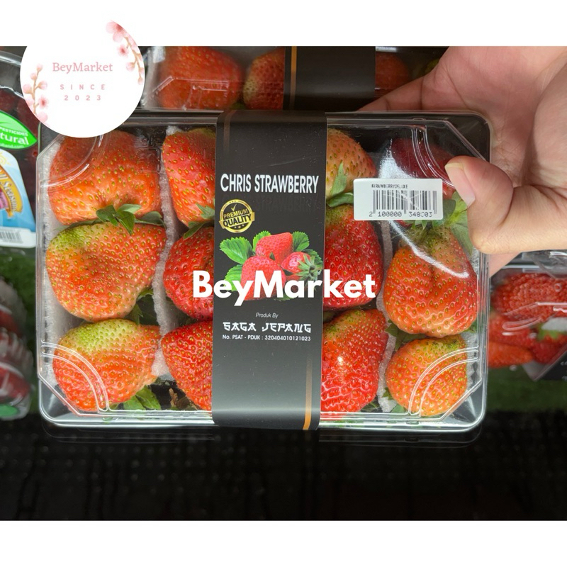 

Strawberry Deluxe Varietas Jepang | Stroberi Variestas Jepang | Pack