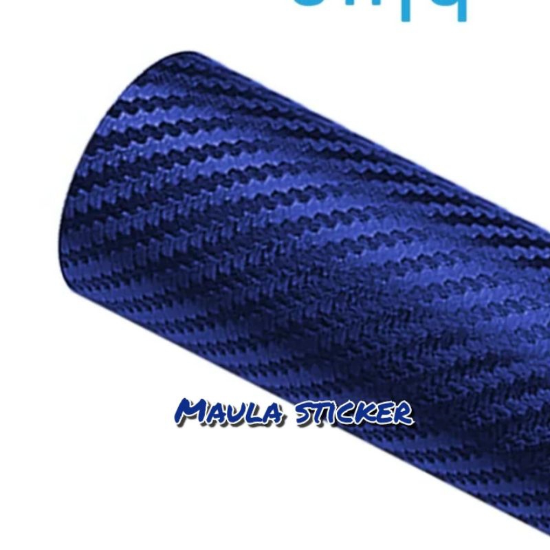 Skotlet Biru Navy Carbon 3D Dengan Kualitas Premium Sesuai Untuk Variasi Body Motor Atau Mobil Anda
