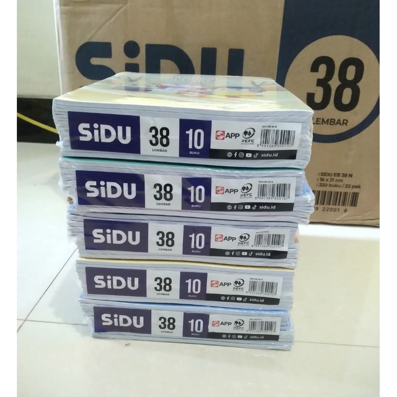 

BUKU TULIS SIDU 38 LEMBAR isi 10pcs