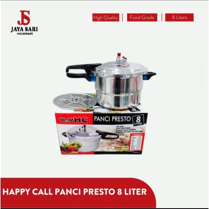 happy call panci presto 8 liter