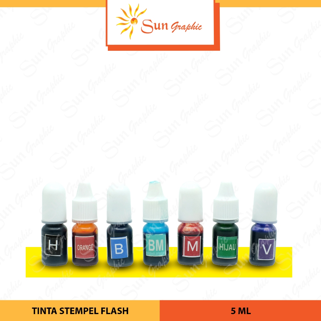 

Tinta Stempel Flash 5 ML - Sun Graphic