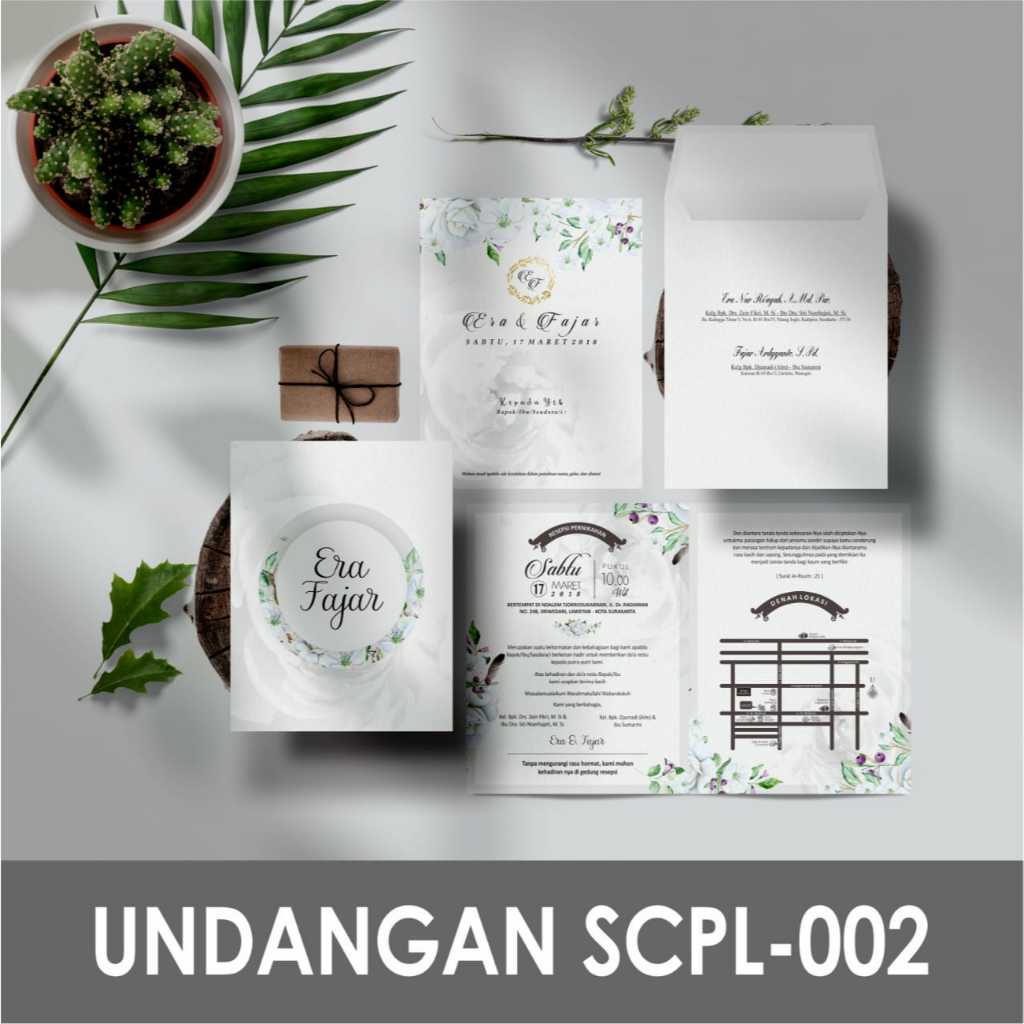 Cetak Undangan Amplop Griya Blangko SCPL 002