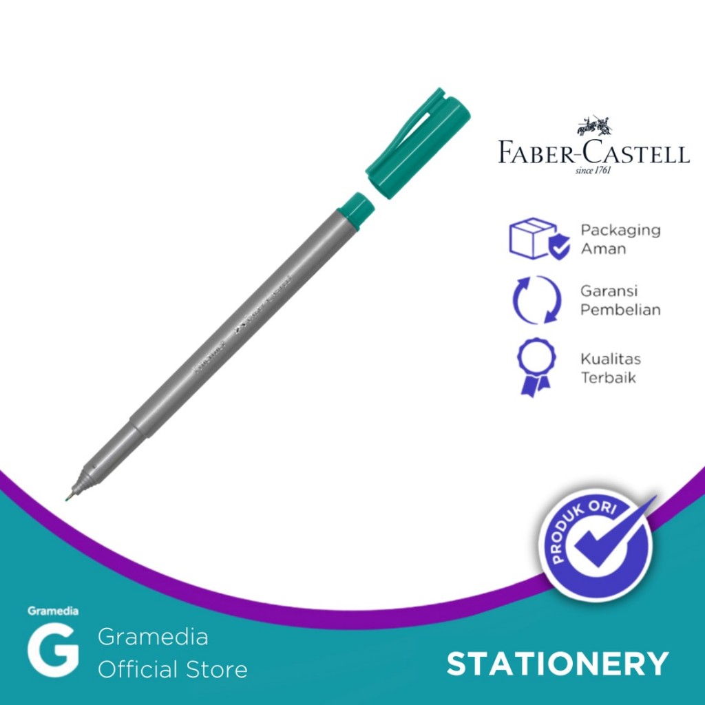 

Faber Castell - Fineliner Warna Lagoon Ink 151258