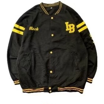 Jaket Varsity Black Second