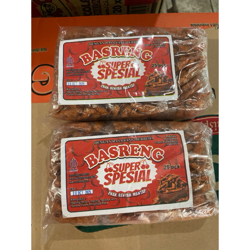 

Basreng Super Spesial pedas 1pak isi 25 pcs