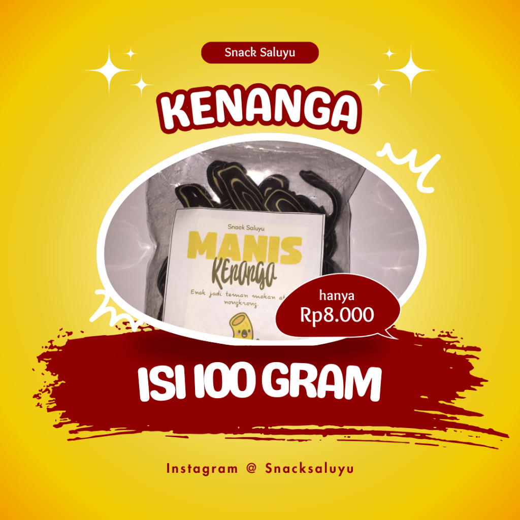 

Kenangan Manis 100 Gram Snak Jajanan Ringan makanan Ringan Siap Santap Jadi Teman Nonton Dan Galau Kamu
