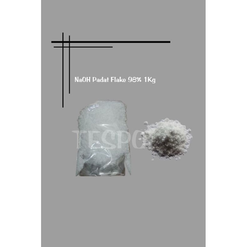 NaOH/Kaustic padat flake 98%1kg
