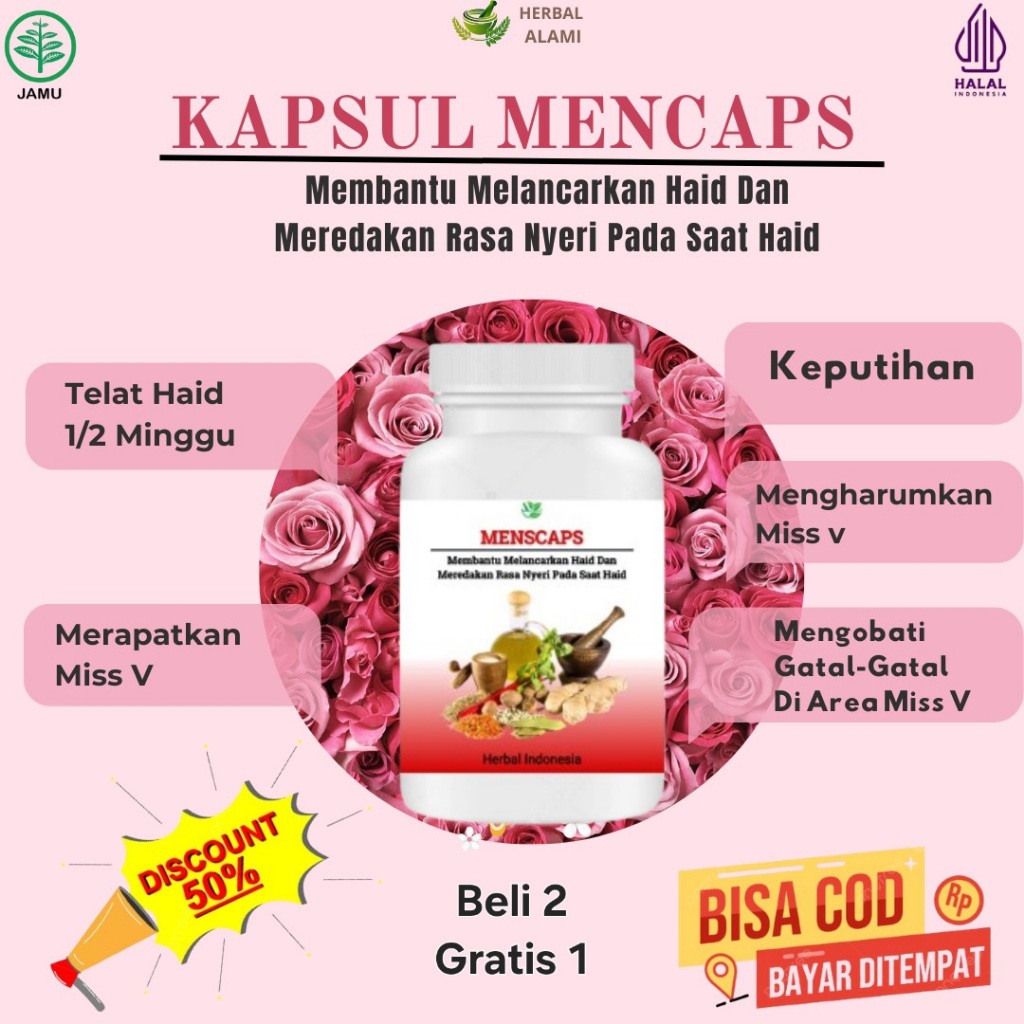 Obat Herbal Ampuh Pelancar Telat Haid Cepat Jamu Herbal Pelancar Haid 1234 Bulan Jamu Melancarkan Me