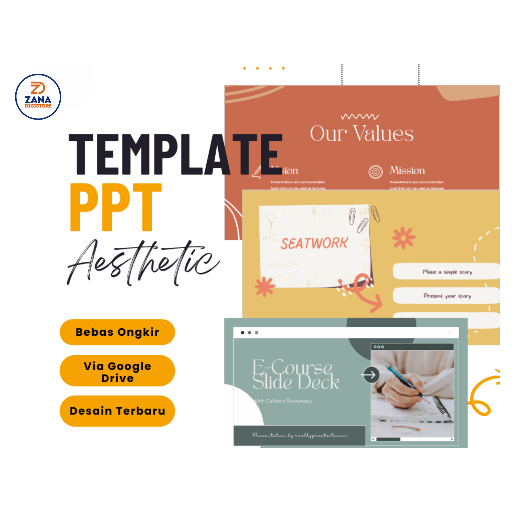 Template PPT Powerpoint Presentasi Ujian Skripsi Morph Aestetic