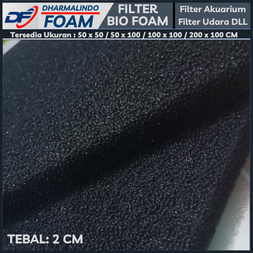 Busa Filter Akuarium, Filter Air Akuarium, Busa Filter Air Tebal 2CM Filter Udara