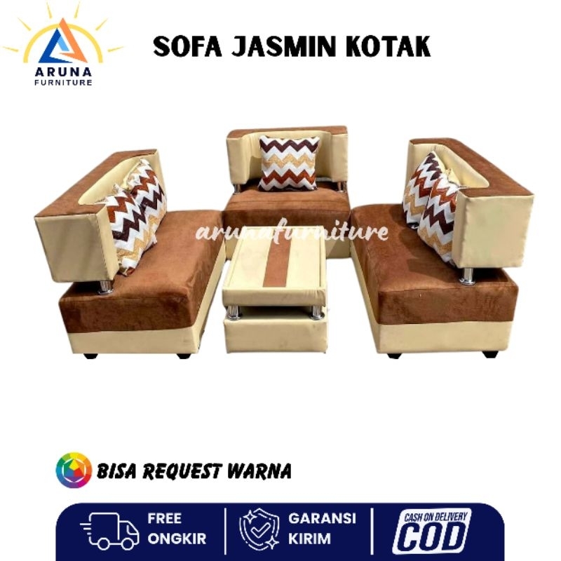 Sofa Jasmin Kotak 221 Sofa Tamu Minimalis Kursi Tamu Termurah