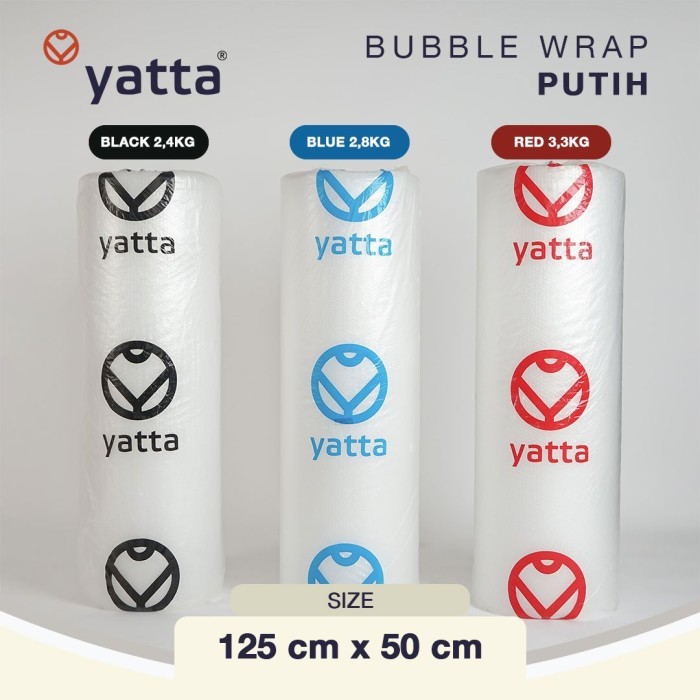 

BUBBLE WRAP ROLL SIZE 125CM X 50CM WARNA HITAM
