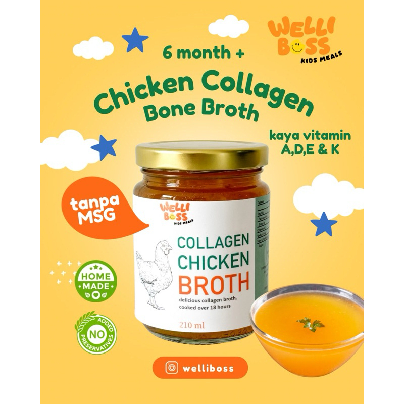 

Kaldu Ayam WELLIBOSS Chicken Bone Broth kaldu anak