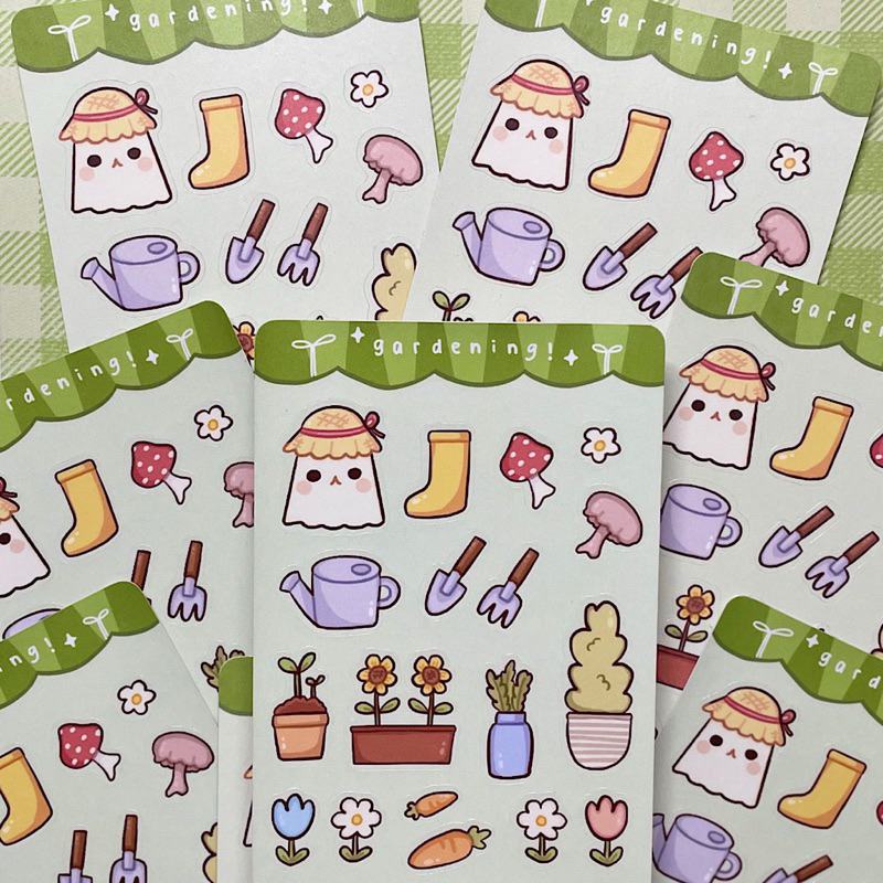 

[read desc] kisscut sticker sheet by starmuffs