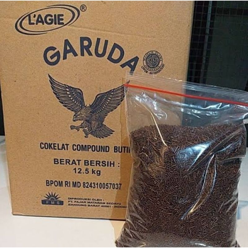 

Coklat meses garuda 1kg / 500 gram