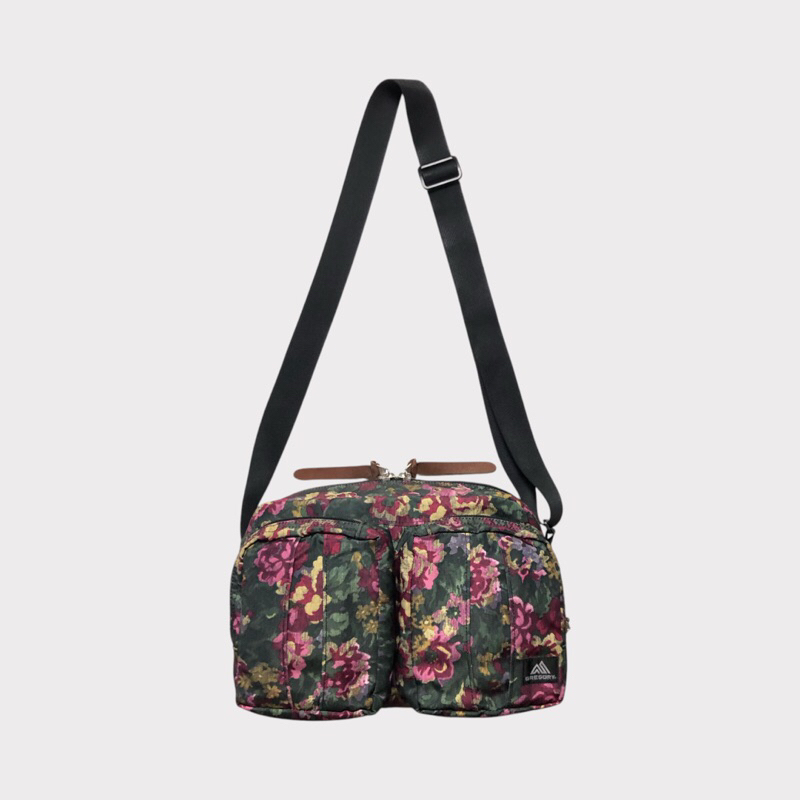 Gregory Twin Pocket Shoulder Bag Garden Oil Paints Floral