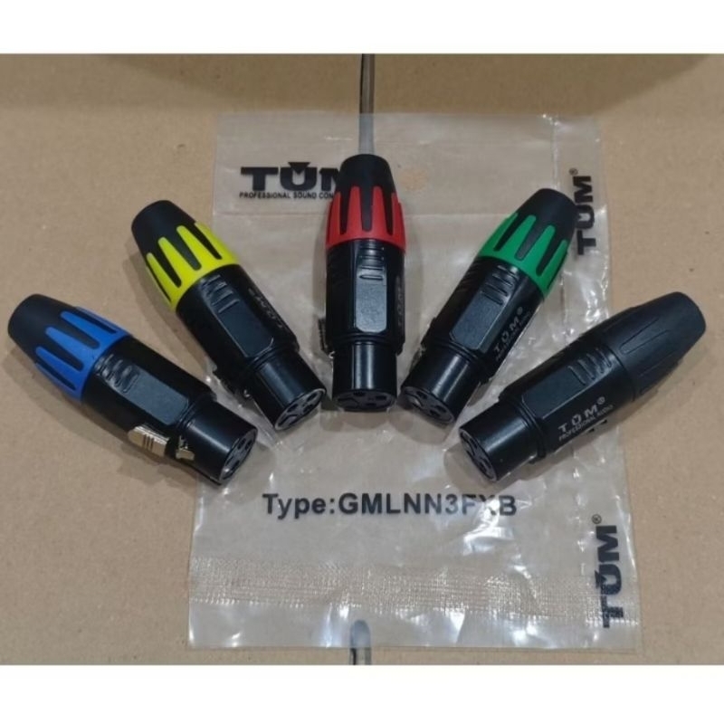 JACK XLR CANON PREMIUM TUM MALE/FEMALE