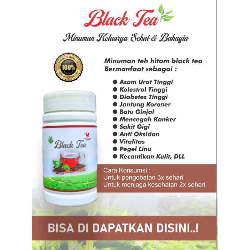 

teh hitam black tea