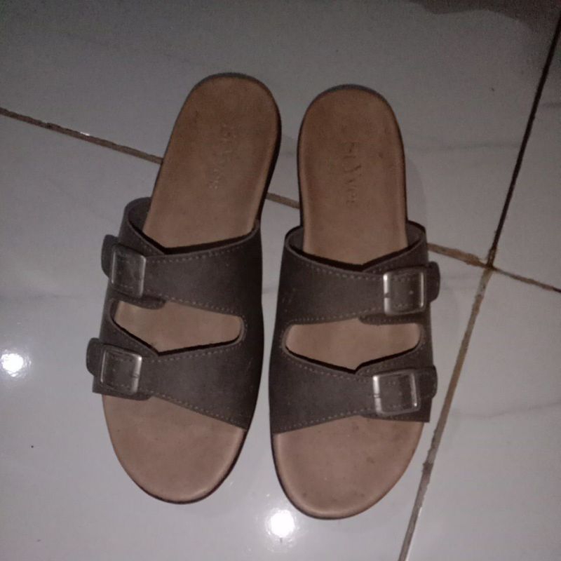 like new sandal wedges wanita dewasa st.yves ori