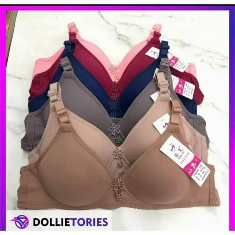 bh lusinan grosir 12 pcs murah bh pakaian dalam wanita no busa bh wanita dewasa BH polos no busa