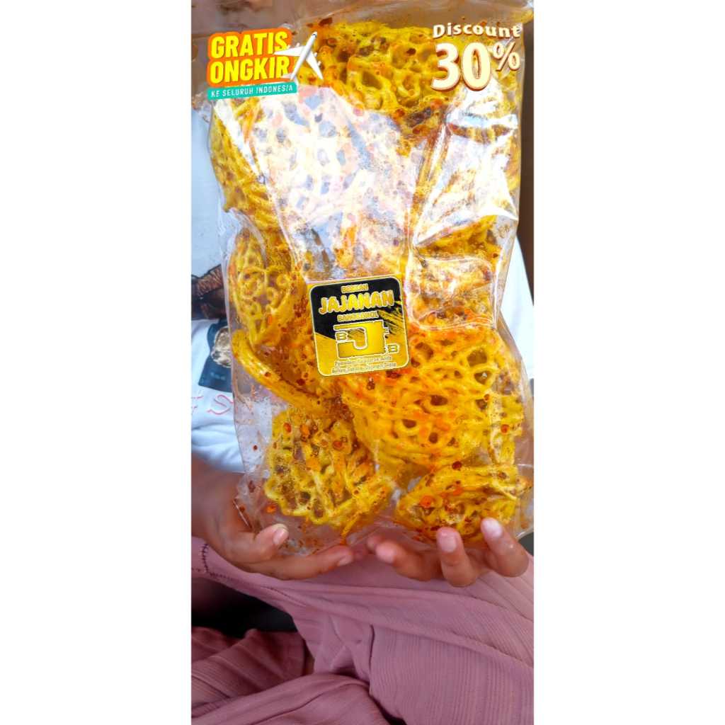 

Sebring kerupuk mie 250gr pedas