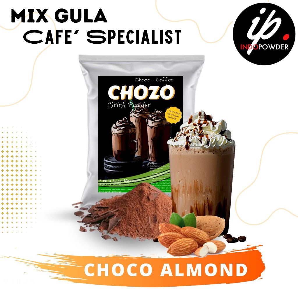 

IP Bogor - Bubuk Minuman Rasa CHOCO ALMOND 1Kg Untuk Cafe, Waralaba dan Resto