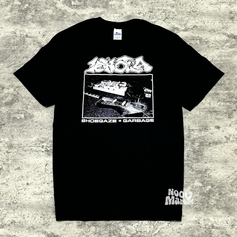 NOOV MUSIC Tshirt Baju Kaos Enola - Shoegaze = Gerbage Tshirt - Black | Official Merchandise