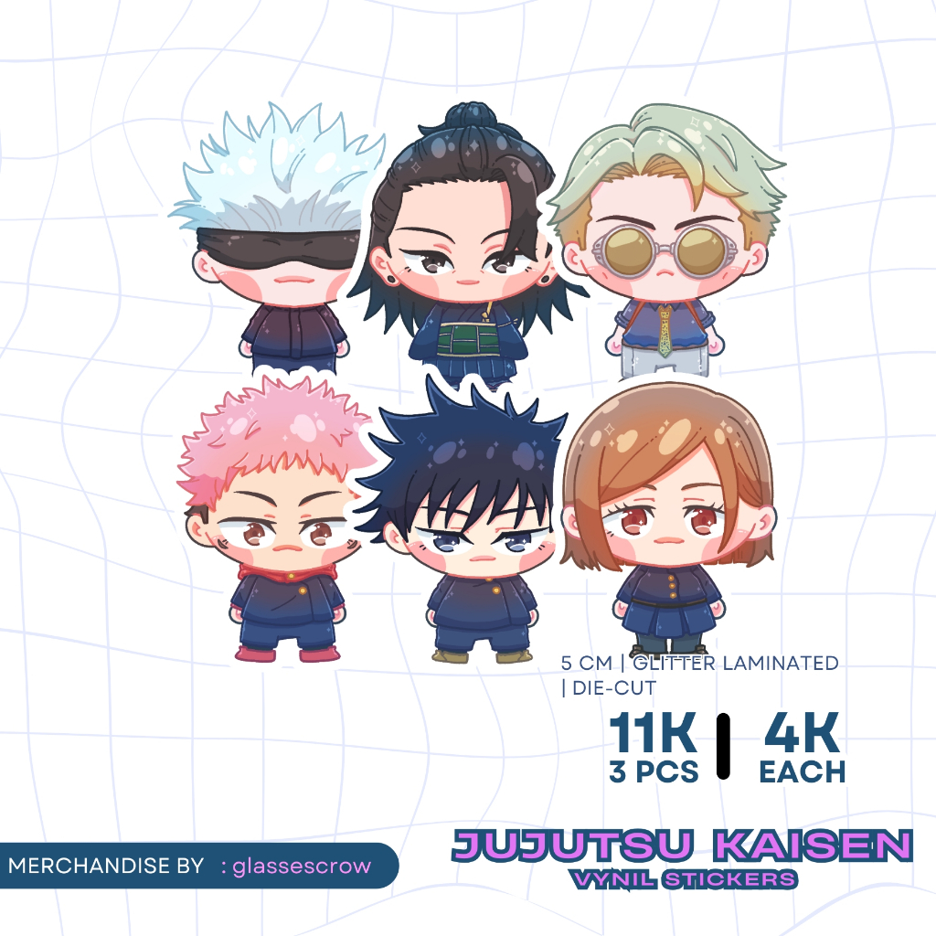 

Sticker Vynil Anime Jujutsu Kaisen (Baca Deskripsi)