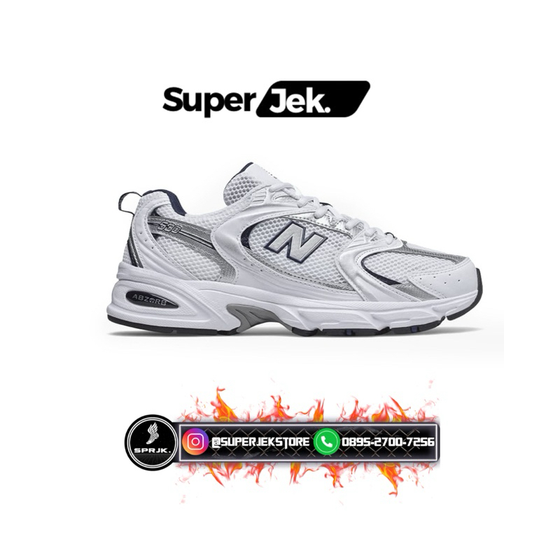 NB 530 White Natural Indigo MR530SG