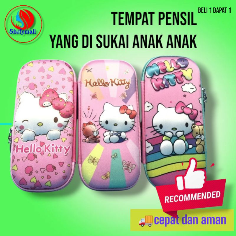 

[COD] Tempat Pensil Resleting 3D - Alat Tulis Sekolah Waterproof