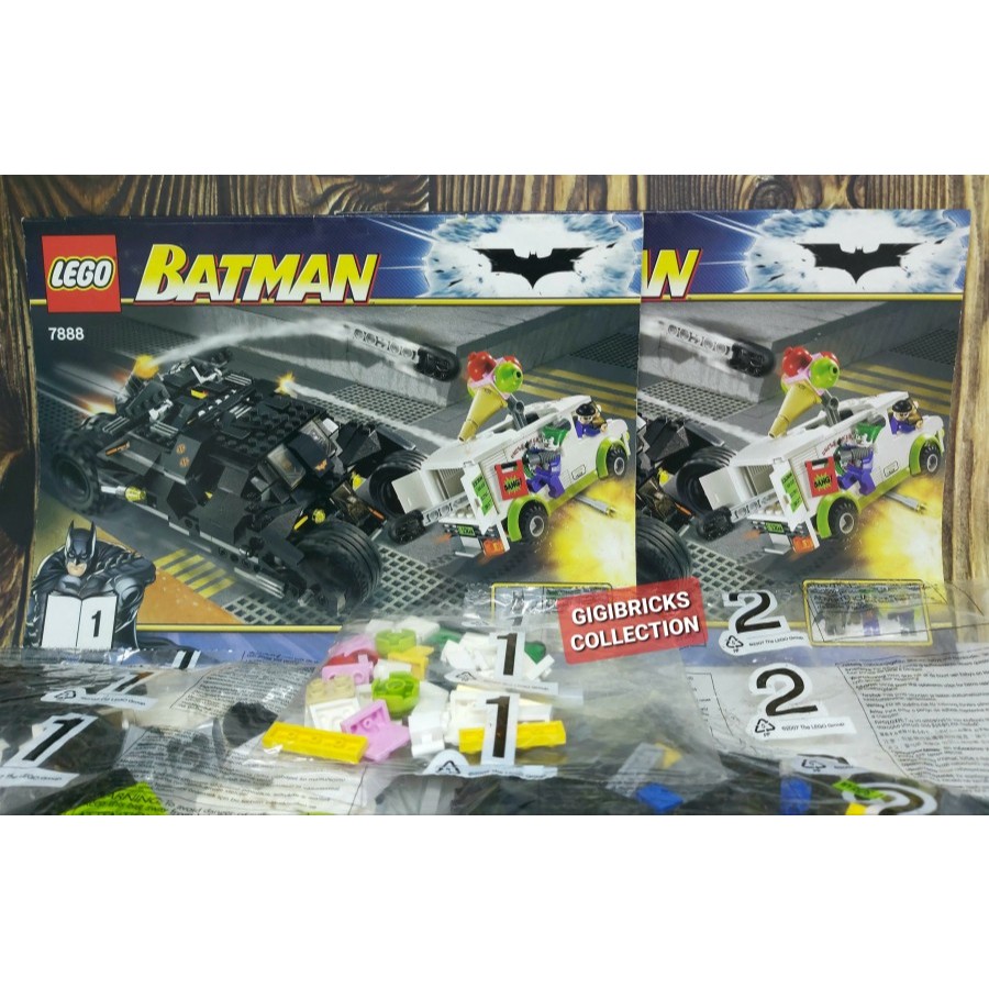 Lego Super Heroes Original 7888 The Tumbler Joker's Ice Cream Surprise
