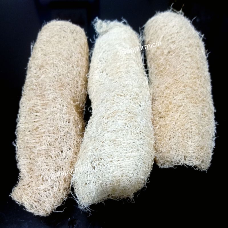 Loofah Spon Mandi Alami Sabut Cuci Piring Natural Eco Friendly Buah Oyong Kering