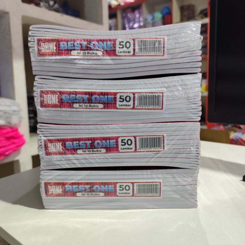 

10 Pcs Buku Campus 50 Lembar/Buku Best One CAMPUS Isi 50 Lembar 10 Buku/Buku Tulis Best One Boxy/Buku Bigboss/BOXY