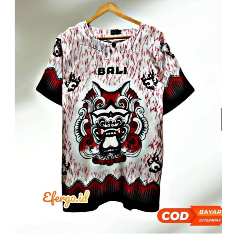 ORIGINAL BAJU BARONG BALI / BAJU KAOS BALI / BAJU KOAS BALI FULL KATUN