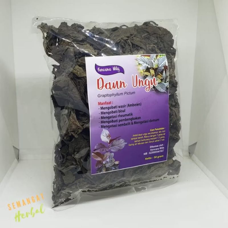 

Teh Daun Ungu Kering Atasi Wasir Dan Ambeien Herbal Organik Ampuh Mengobati Penyakit Ambeien