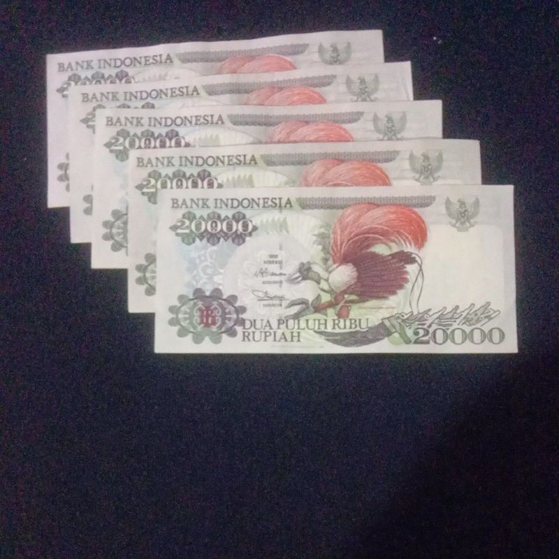 20.000 rupiah Cendrawasih tahun 1995 #ASLI dan BAGUS