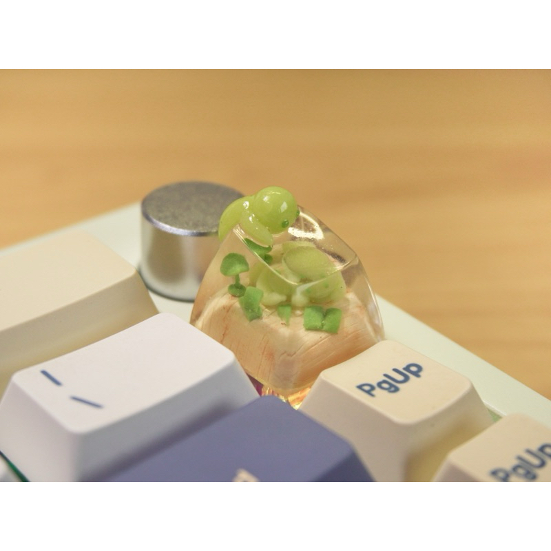 smiski figure resin artisan keycap