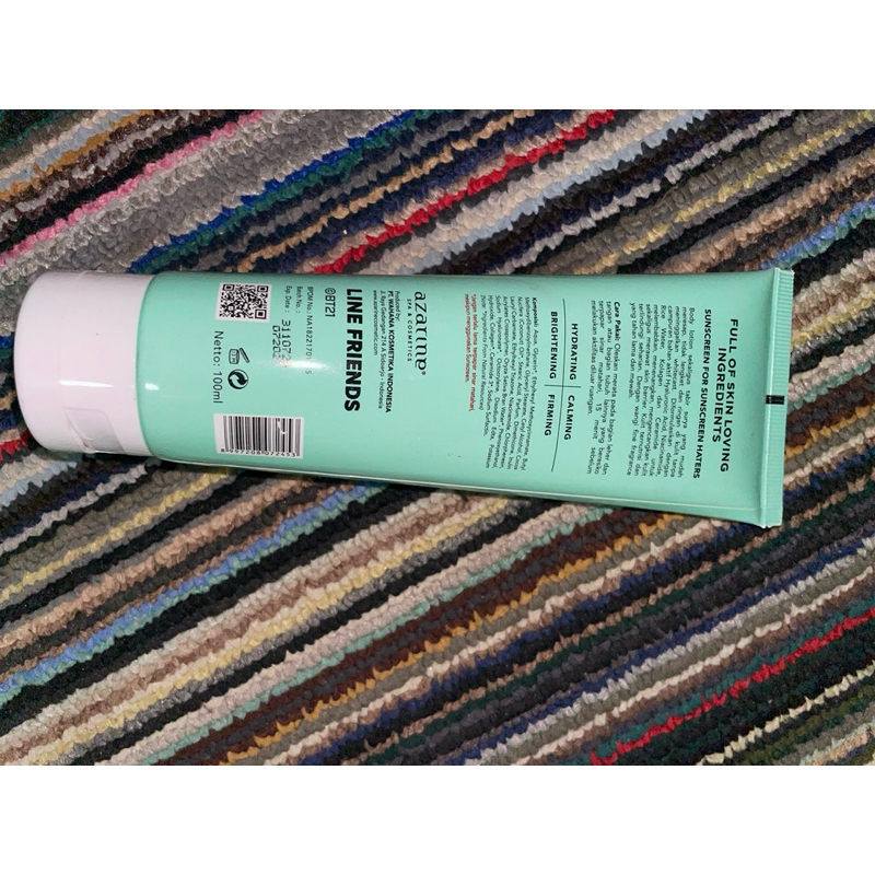 Azarine SS Badan BT21 SPF50++ 100ml