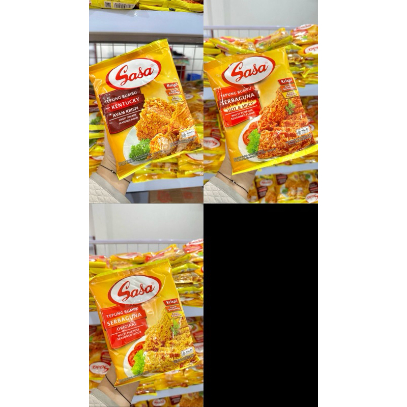 

Sasa tepung bumbu 210gr Exp Panjang
