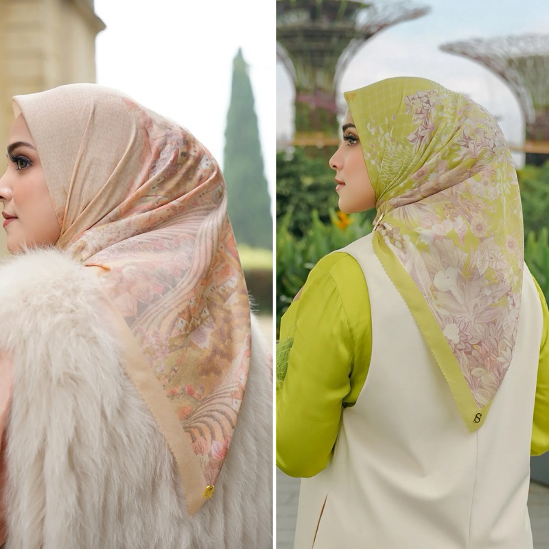 XL Square BS ButtonScarves Singapore kaya toast - tuscany pasta