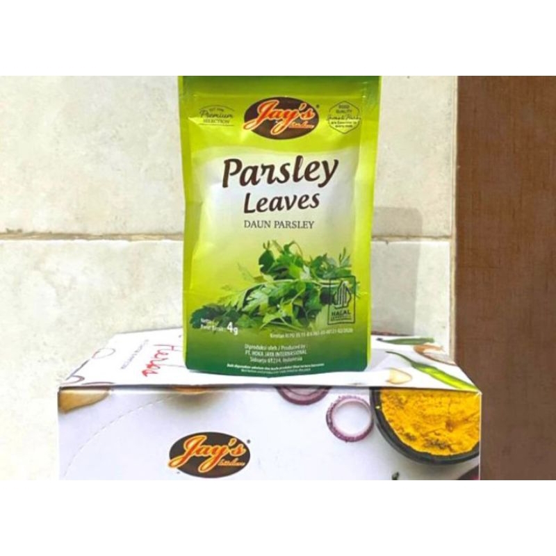 

Jay's parsley flakes- Daun parsley kering 4 gr