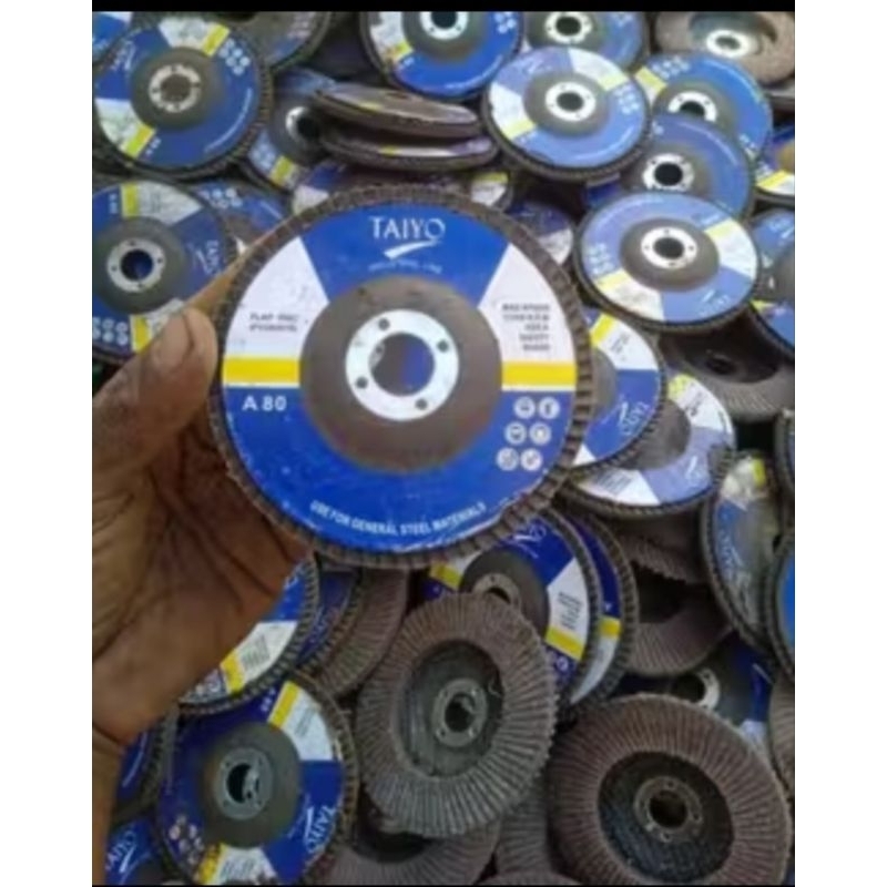 Amplas Taiyo Bekas Grit 120 Masih 90% Mata Gerinda Taiyo Flexible Wheel/Mata Gerinda Tangan/Amplas S