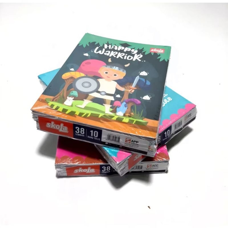 

Promo (ISI 10 PCS) BUKU TULIS SKOLA ISI 38 LEMBAR BY SIDU / BUKU TULIS MURAH By Rumah Tas Fatimah