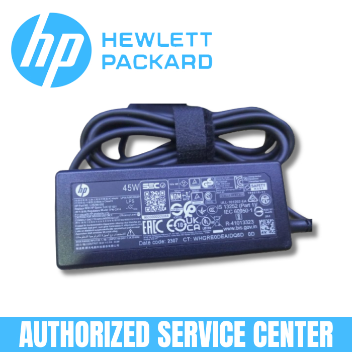 Charger OEM HP 14S-CF/14-AN 19.5V 2.31A/3.33A - Blue Pin 4.5mm - Garansi 6 Bulan - Bonus Kabel Listr