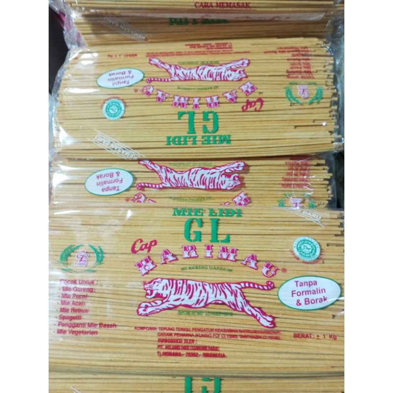 

mi lidi cap harimau asli medan 1bks 1kg