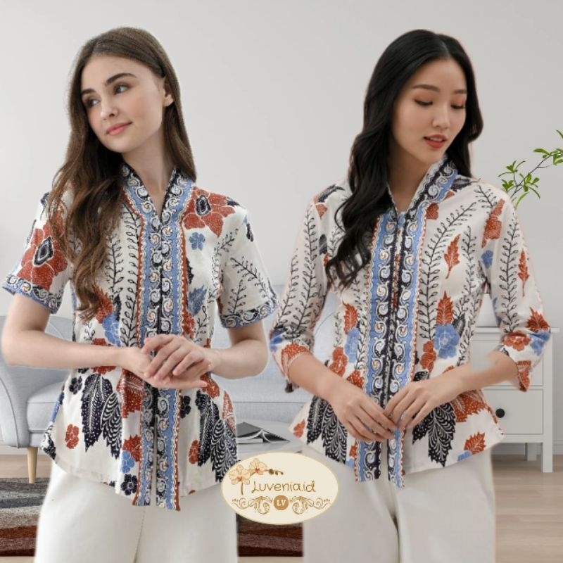 Atasan Batik 292 ARA/ Blouse Batik Wanita Modern /Batik Etnik