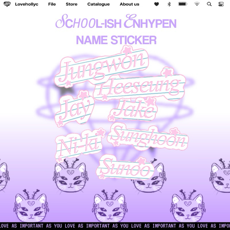 

ENHYPEN STICKER NAME