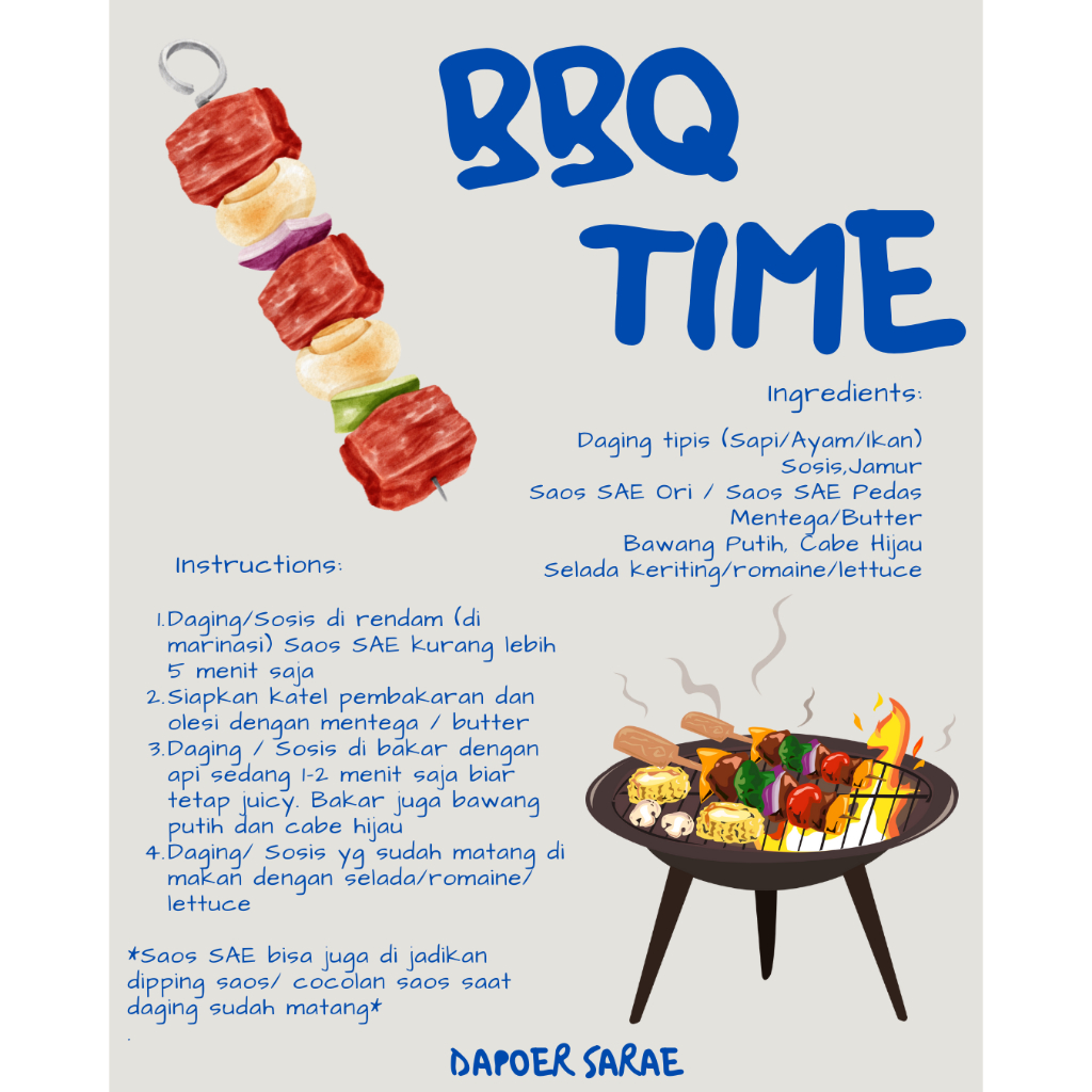 

RB22 Saos Serbaguna Korean BBQ Yakiniku SAE 250 ml HALAL